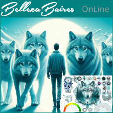 Mesa Radiónica del Tótem Lobo: Sanación Ancestral y Protección Energética